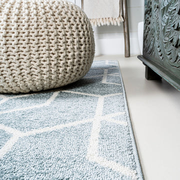 Tumbling Blocks Modern Geometric Area Rug 2